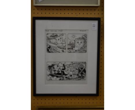 Tim Marwood, Thomas the Tank Engine original drawing "Smoke Signals".