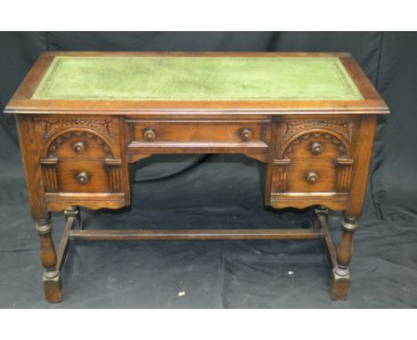 An oak Old Charm style lady's writing desk