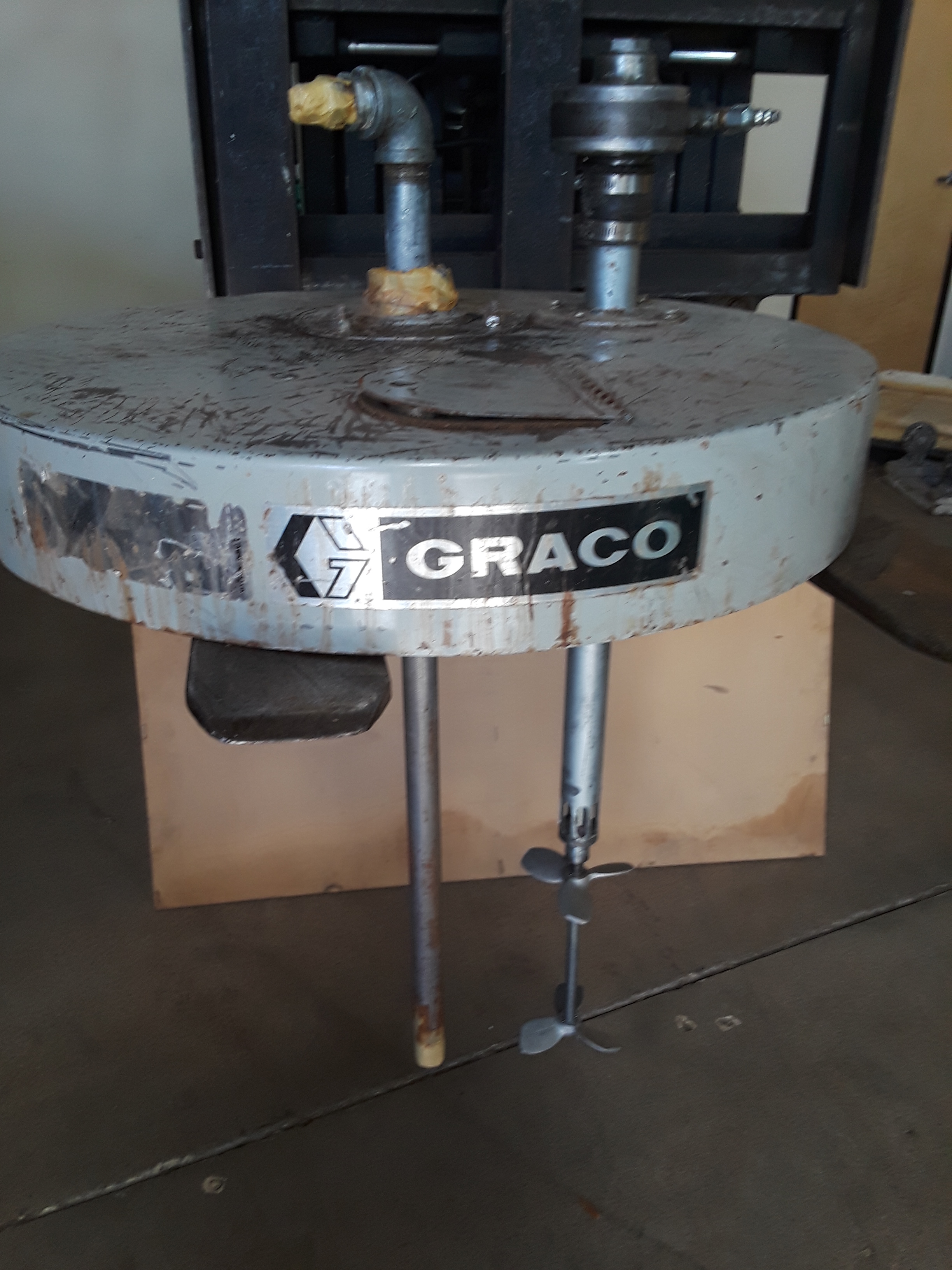 Graco Air Pneumatic Agitator 55 Gal Barrel Drum Mixer Model 207373