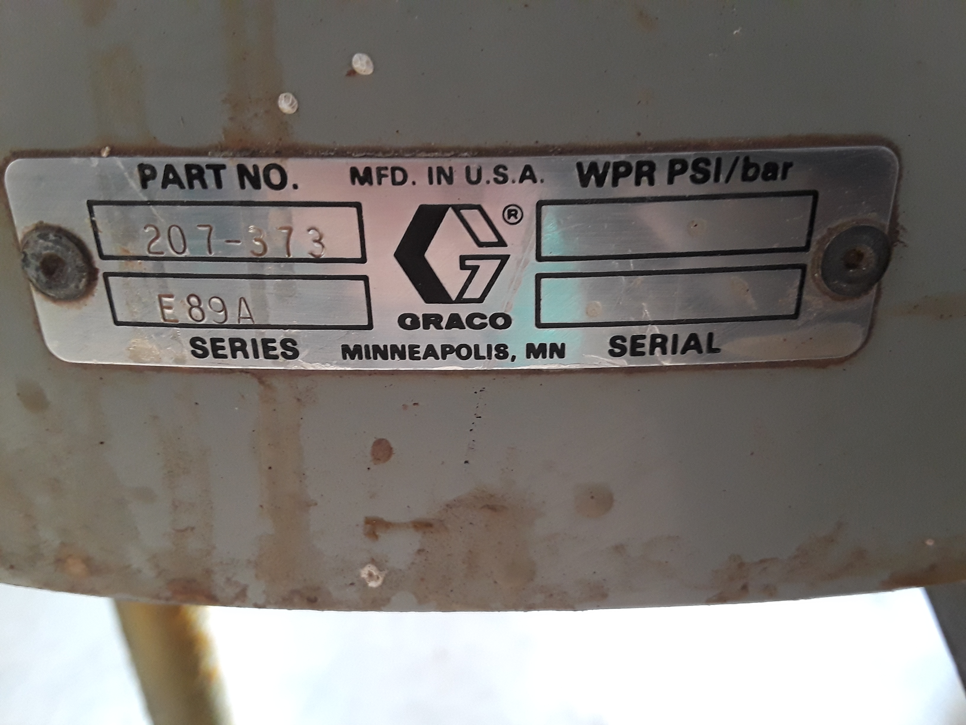 Graco Air Pneumatic Agitator 55 Gal Barrel Drum Mixer Model 207373