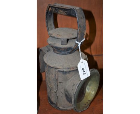 A British Rail railway lamp