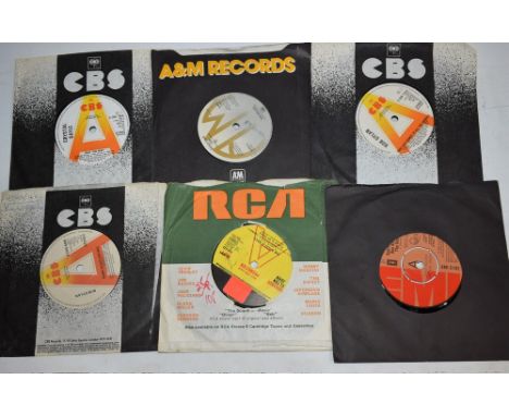 Vinyl Records - 7” singles and Promotional copies including Queen - Another One Bites the Dust - EMI 5102 - Promotional Copy;