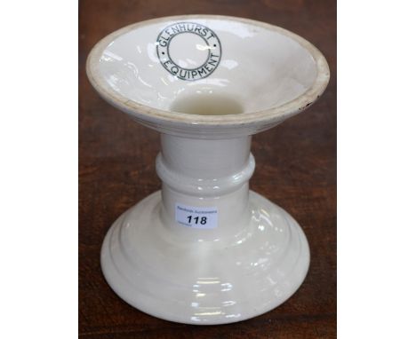 Kitchenalia - a 19th/20th century Glenhurst Equipment ceramic ham stand