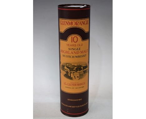 A bottle of Glenmorangie 10 year old Single Highland Malt Scotch Whisky, 75cl, boxed