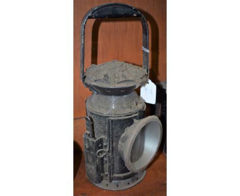 A British Rail railway lamp, 1945, Birmingham