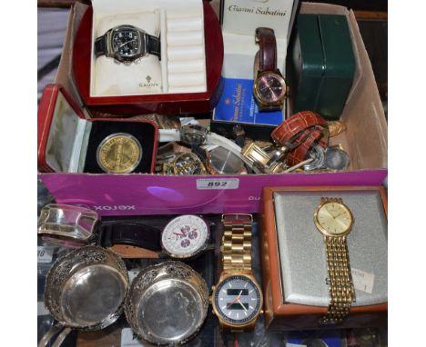 Jewellery and Watches - Cauny chronograph dress watch; others, Gianni Sabatini, Avanti Lambretta, Baume, Vialli, Owix, etc, p