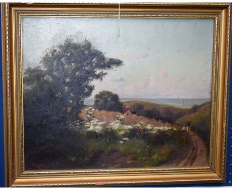 R. PearsonA View to the Seasigned, dated '92, oil on canvas, 40.5cm x 51cm