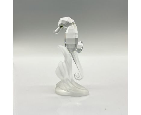 Lead crystal part of the South Sea collection and is made with a frosted crystal base. Swarovski etched backstamp. This item 