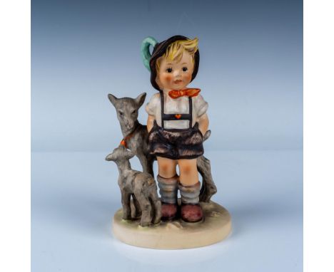 This is a Goebel Hummel figurine titled "Little Goat Herder", mold number 200, with the TMK-5 trademark (1972-1979). The figu