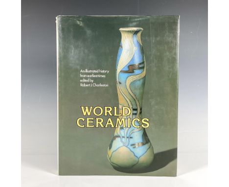 New York: Crescent Books, 1968. World Ceramics: An Illustrated History from Earliest Times is a hardcover with a tall ceramic