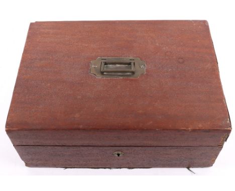 A Gentleman’s Travelling Wooden Writing Box Attributed to Light Brigade Charger Captain, Later Major General William Mussende