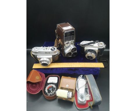 Lot of vintage camera s etc. 