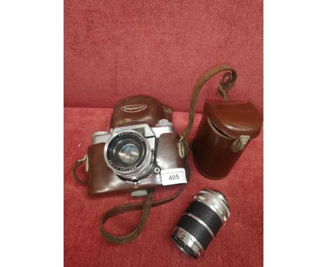 Vintage voighlander camera with voighlander spare lense. 