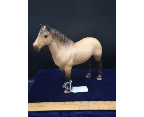 Beswick Highland dun light collectors edition horse. 