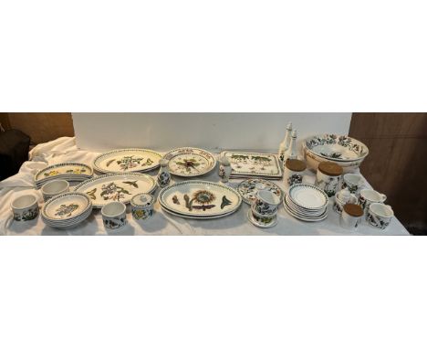 Large selection of Portmeirion items to include Bontantic gardens, plates, clocks, bowls etc