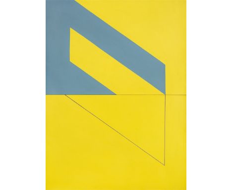 Robert Huot (Staten Island, New York 1935 – lebt in Chenango County, New York). Ohne Titel. 19652-teilig: Acryl auf Leinwand.