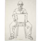 Konrad Klapheck. Selbstbildnis. 2000