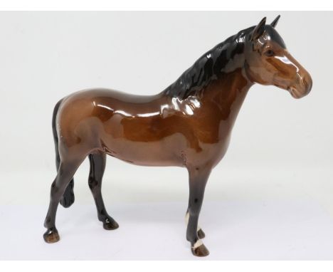 Beswick New Forest pony, H: 18 cm, no cracks or chips. P&amp;P Group 1 (£14+VAT for the first lot and £1+VAT for subsequent l