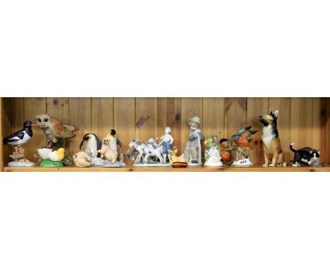 A quantity of mixed ceramic and other figurines.