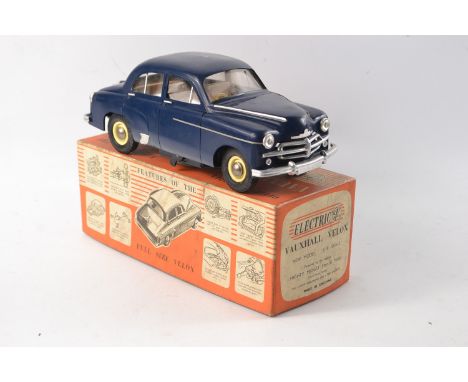 A vintage official replica VAUXHALL VELOX by ELECRIC CARS model car scale 1/18, electric car, in it's original box, elecrtic 