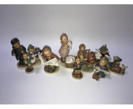 Ten various Hummel figures