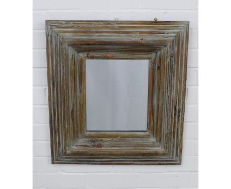 Modern wall mirror, 55 x 60cm. 