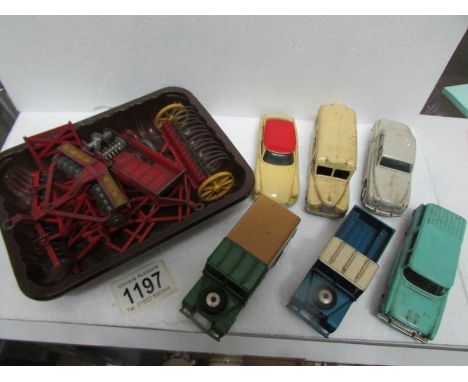 A quantity of unboxed Dinky and Corgi vehicles