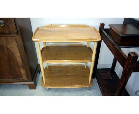 An Ercol 3 tier tea trolley