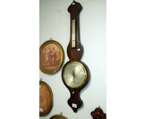 A Victorian mahogany barometer