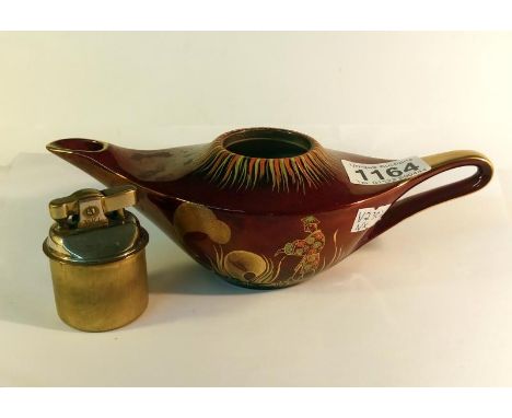 A Carlton ware rouge royale cigarette lighter