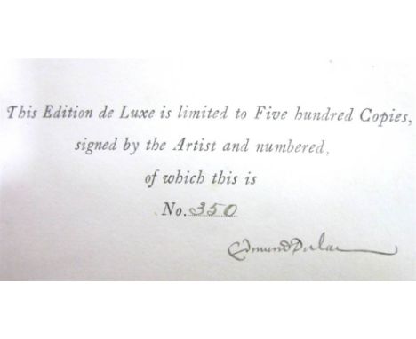 [LITERATURE] Hawthorne, Nathanial, & Dulac, Edmund, (illustrator). Tanglewood Tales, limited edition 350/500, signed by artis