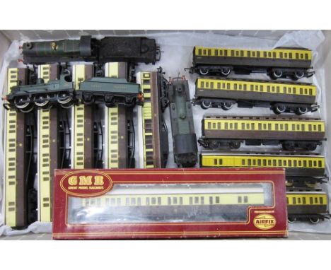 [OO GAUGE]. A G.W.R. COLLECTION comprising a Hornby No.R392, G.W.R. Class 38xx 4-4-0 tender locomotive 'County of Bedford', 3