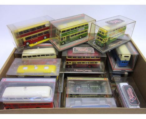 TWENTY 1/76 SCALE CORGI 'ORIGINAL OMNIBUS COMPANY' MODEL BUSES & COACHES most mint or near mint, all boxed. 