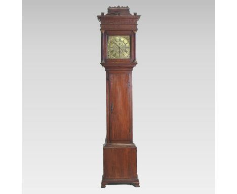 An 18th century mahogany cased longcase clock, having a thirty hour movement, by John Flower, Bristol, 214cm high