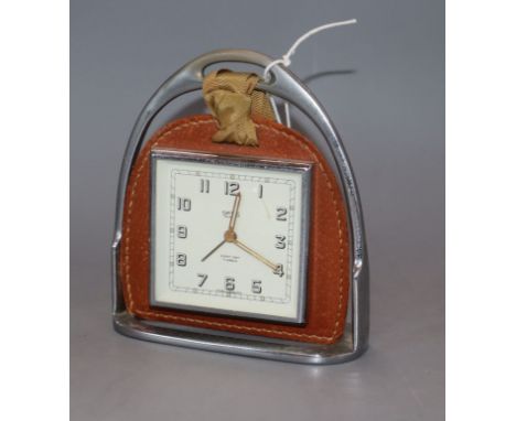 A Smiths horse stirrup clock