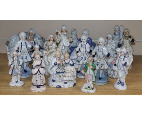 A quantity of ceramic figurines