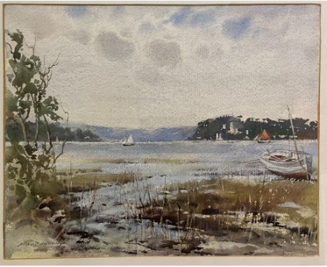 *ARTHUR ROYCE BRADBURY (1892-1977) 'Poole Harbour' signed lower left, watercolour, 27cm x 34cm Arthur Royce Bradbury was born