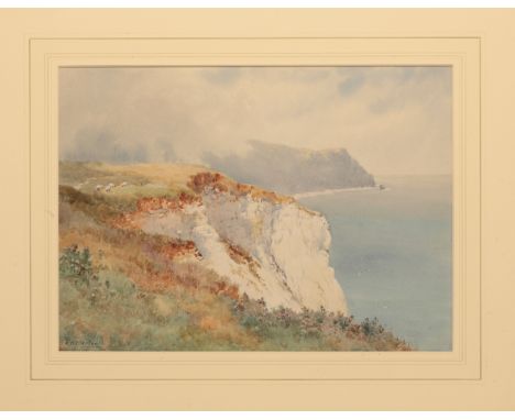 ELLIOT HENRY/HAIGH MARTEN (FL. 1886-1910) 'A Dorset Coastline' signed lower left, watercolour, 26.5cm x 37cmElliott H Marten 