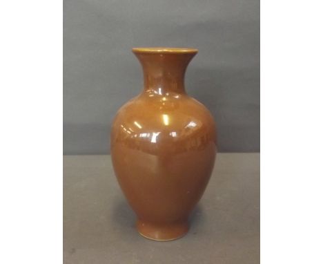 An early Chinese copper lustre glaze porcelain vase, marked, 6½'' high