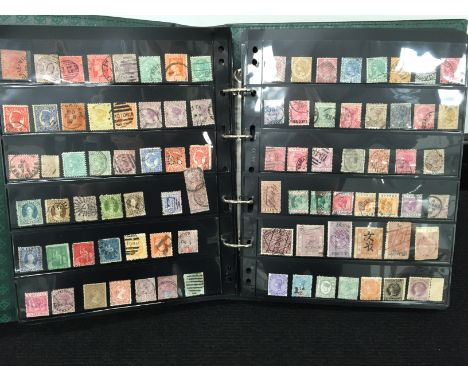 A quality stamp stockbook containing a good collection of GB and Commonwealth stamps to include 3 Four Margin one penny 1d bl