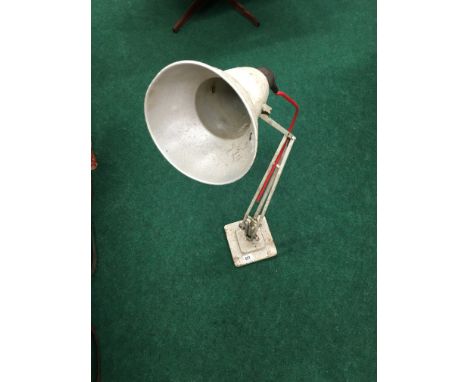 An early 20th century Herbert Terry angle poise lamp (in need of restoration).