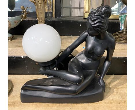 ART DECO STYLE LADY LAMP