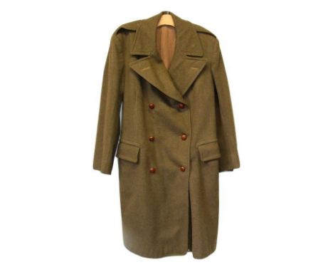 Mens Army Greatcoat labelled John Fairdale Ltd. 1945, size No. 6 