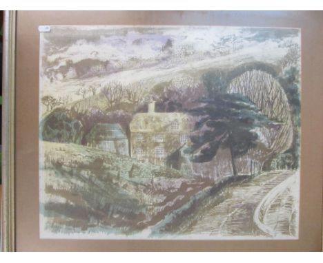 Mary Faux Jackson - limited edition lithograph Redbourne Farm 1/11