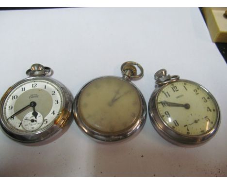 An Empire watch, Smiths watch, military watch and a compass