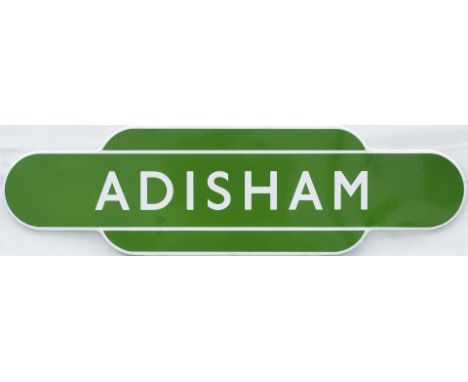 Totem BR(S) FF ADISHAM. From the former South Eastern &amp; Chatham railway station between Canterbury and Dover. In very goo