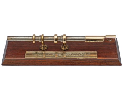 A McKenzie &amp; Holland (Australia) miniature electric staff from Queensland, Australia dating from 1921 engraved with the n