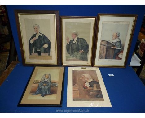 A quantity of Vanity Fair Prints to include 'Statesman No. 7', 'Judges No. 1.', 'Gill Brass' Spy print, 'A Man of Law and Bro