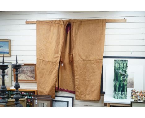 A large Islamic animal hide cloak