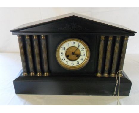 Large Slate mantle clock